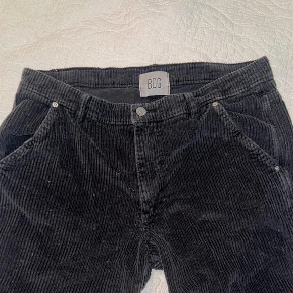 Women’s Black Corduroy Pants - Picture 3 of 6